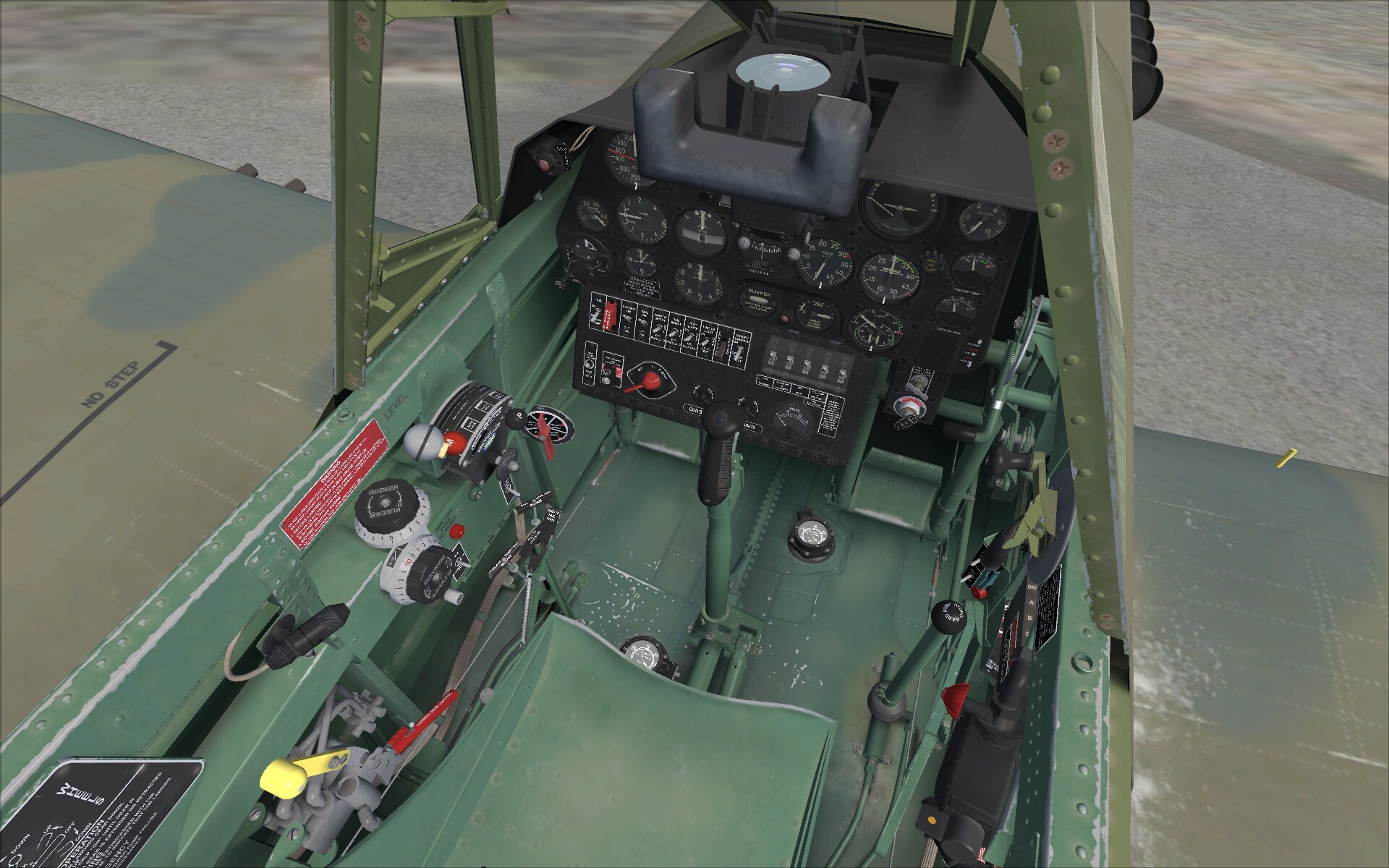 P-40N Warhawk / Kittyhawk IV — FSX archive screenshot 39 of 45