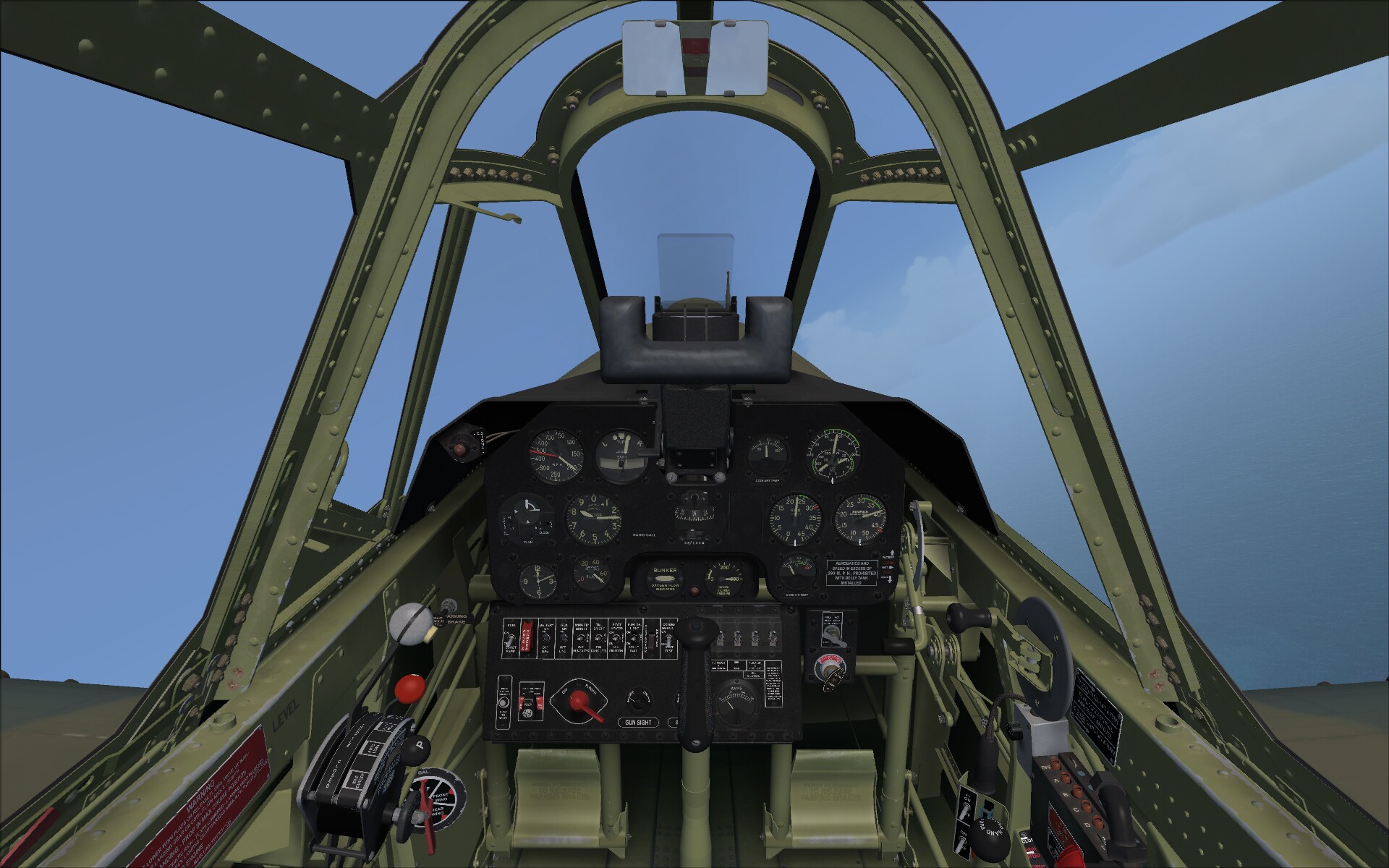 P-40N Warhawk / Kittyhawk IV — FSX archive screenshot 41 of 45