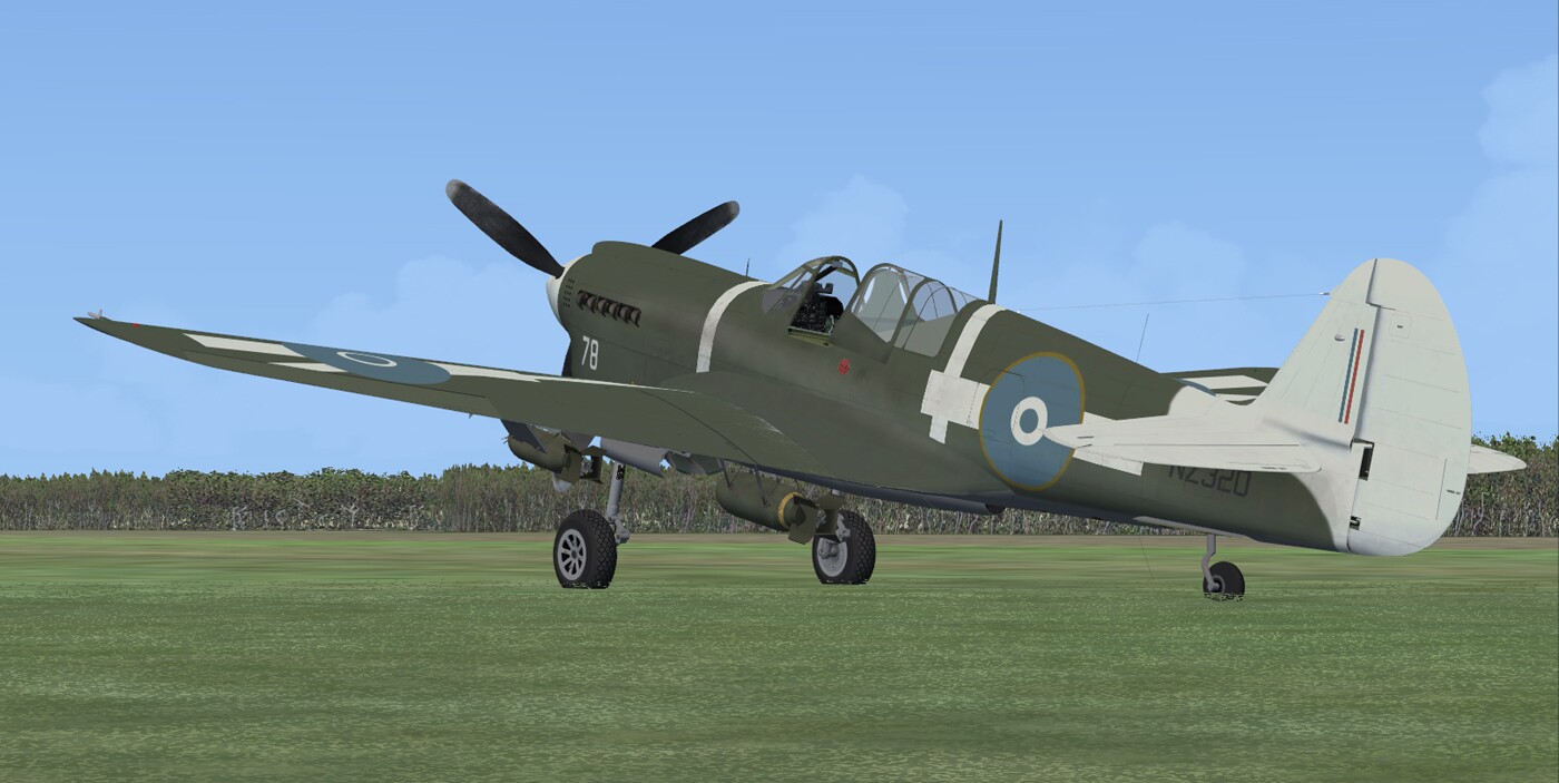 P-40N Warhawk / Kittyhawk IV — FSX archive screenshot 36 of 45