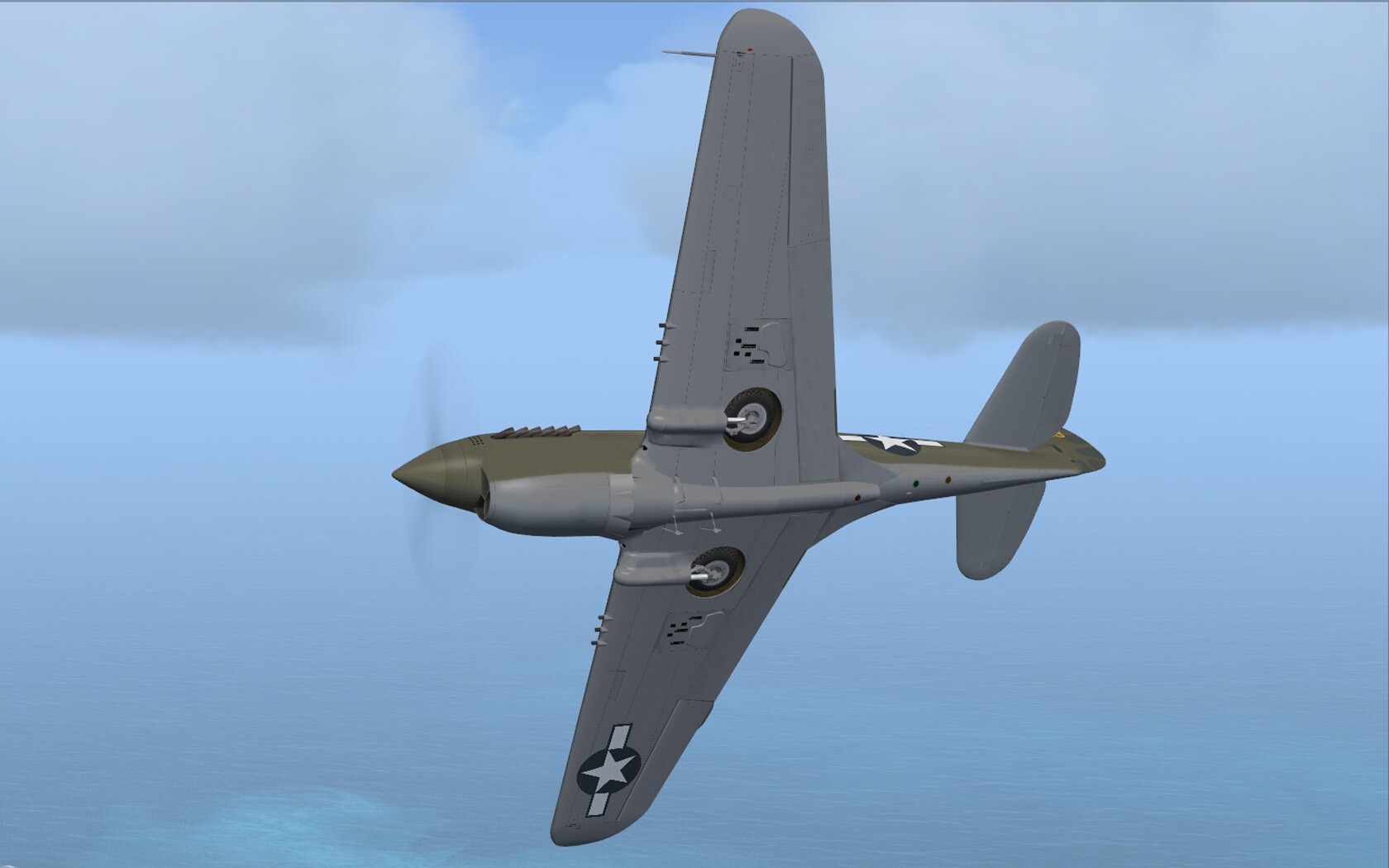 P-40N Warhawk / Kittyhawk IV — FSX archive screenshot 31 of 45
