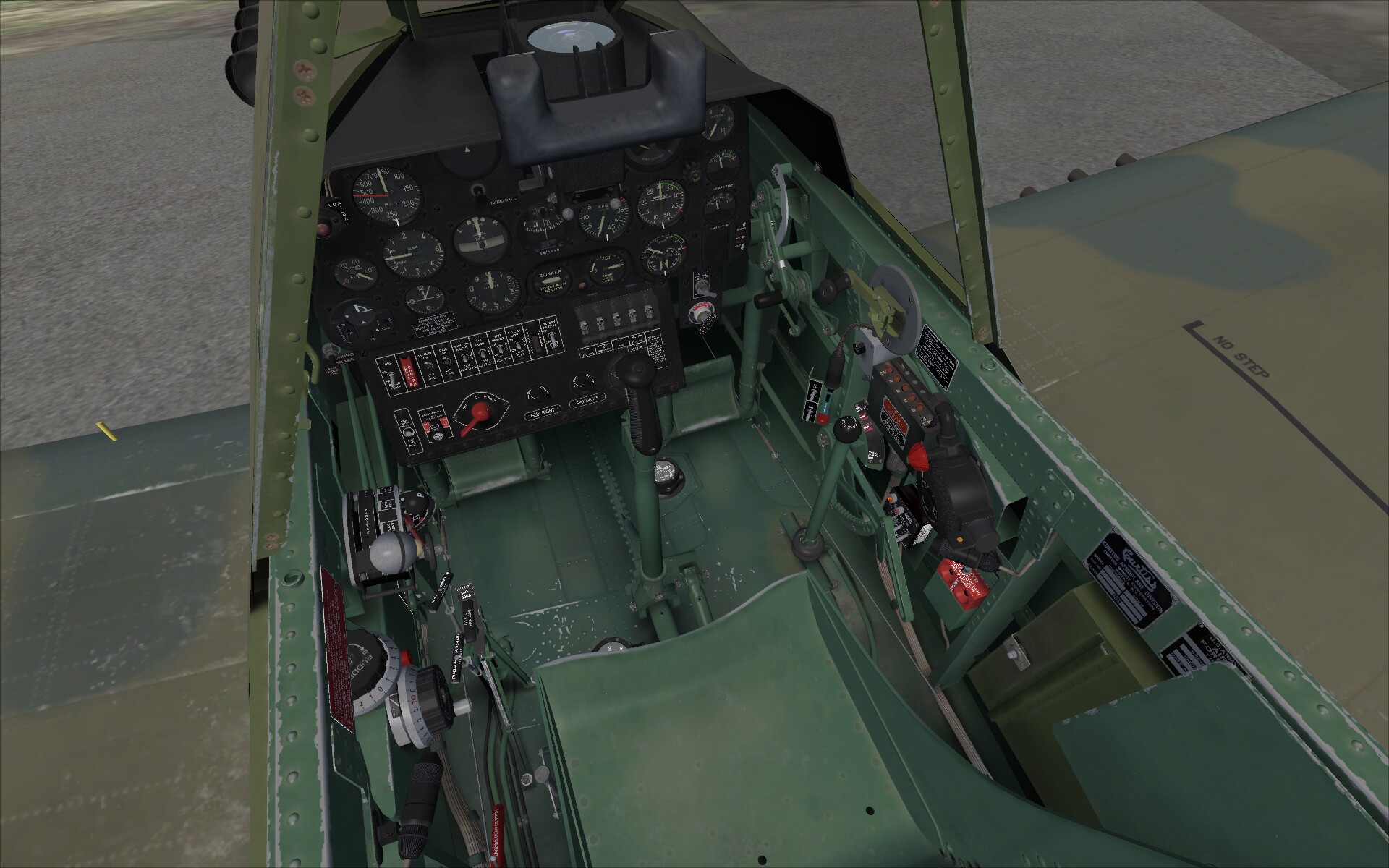 P-40N Warhawk / Kittyhawk IV — FSX archive screenshot 38 of 45