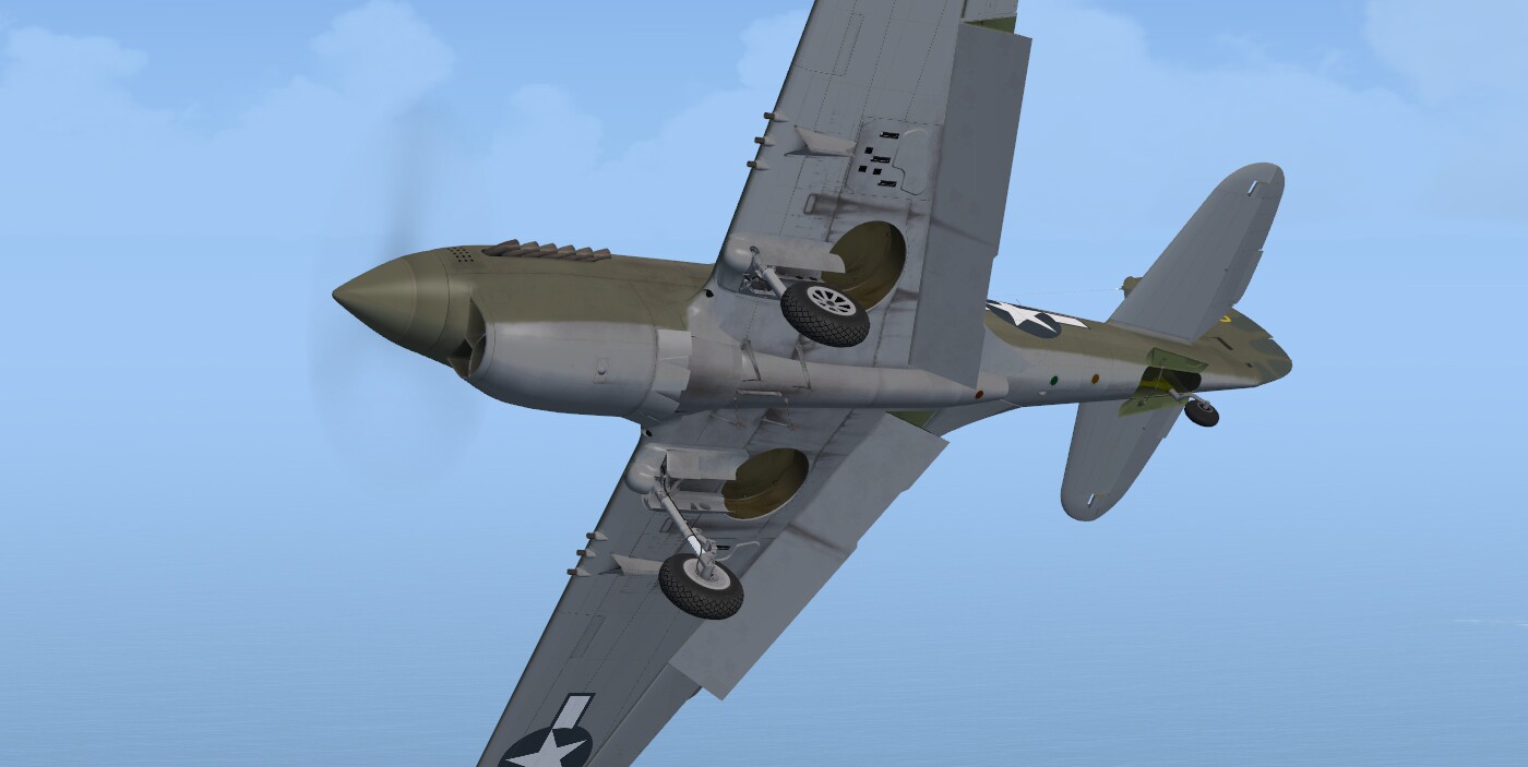 P-40N Warhawk / Kittyhawk IV — FSX archive screenshot 23 of 45