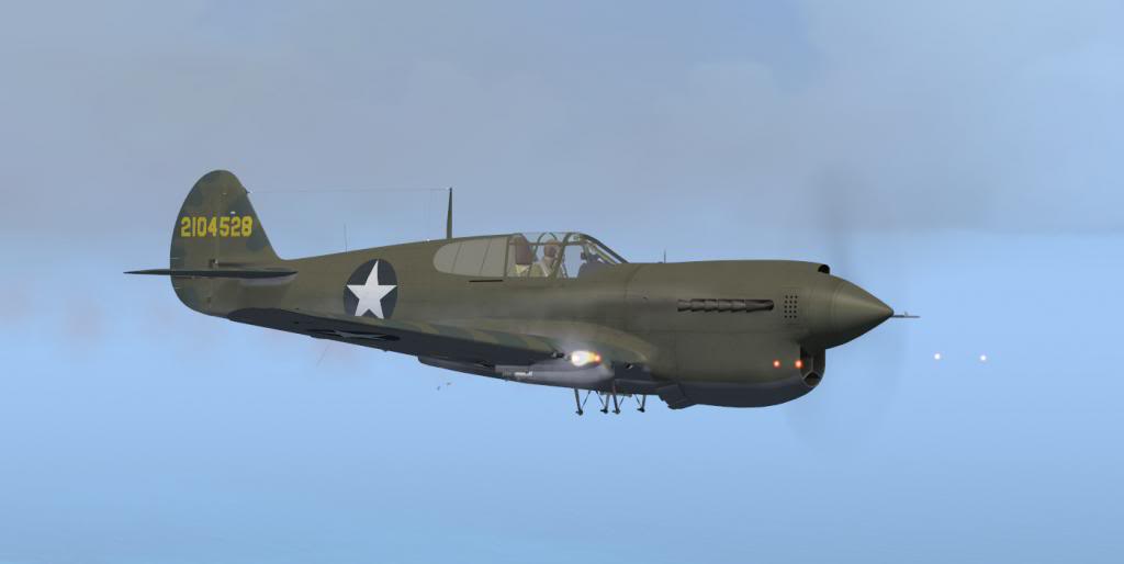 P-40N Warhawk / Kittyhawk IV — FSX archive screenshot 22 of 45