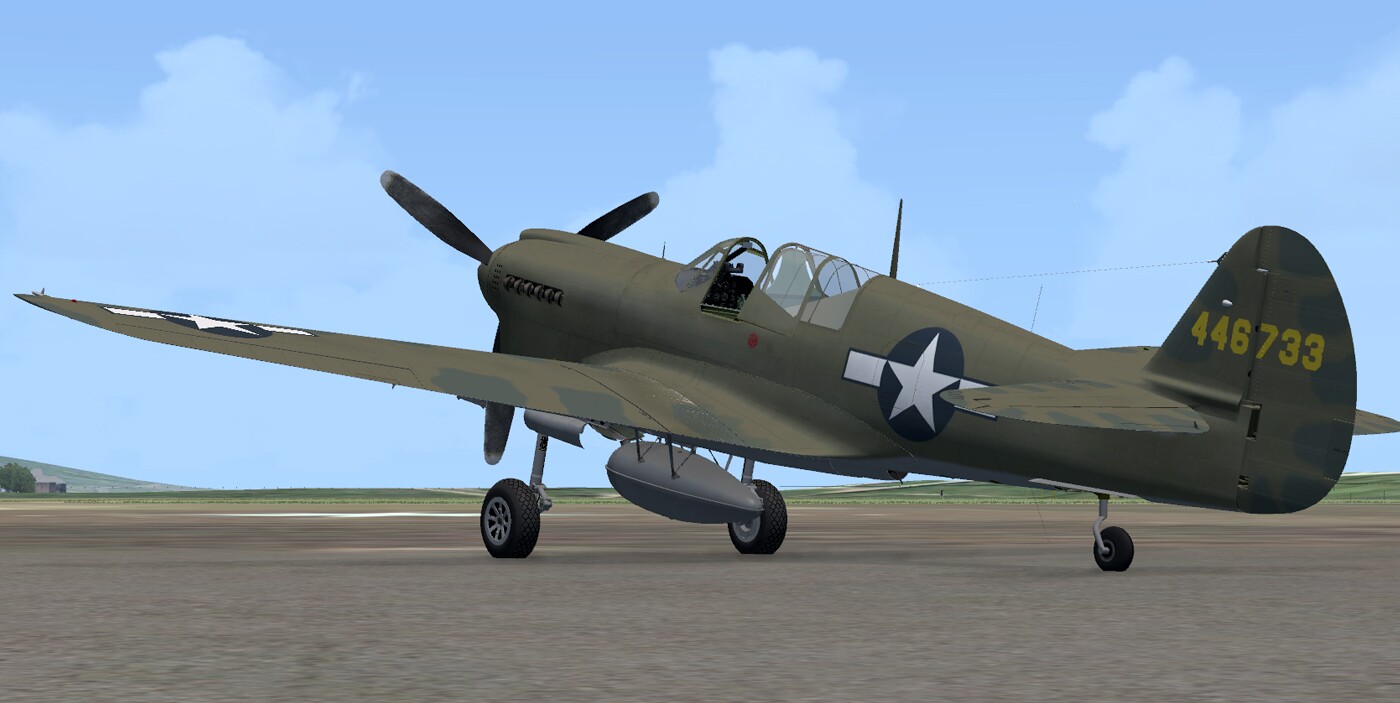 P-40N Warhawk / Kittyhawk IV — FSX archive screenshot 28 of 45