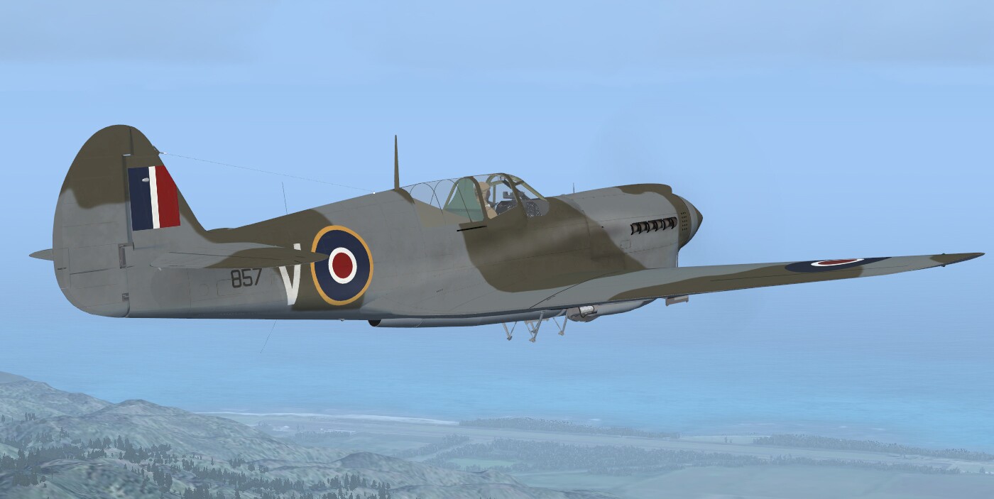P-40N Warhawk / Kittyhawk IV — FSX archive screenshot 33 of 45