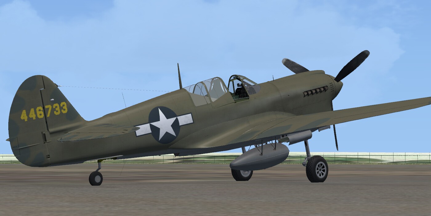 P-40N Warhawk / Kittyhawk IV — FSX archive screenshot 10 of 45
