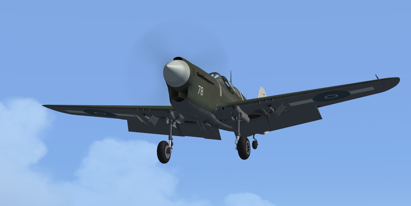 P-40N Warhawk / Kittyhawk IV — FSX archive screenshot 3 of 45