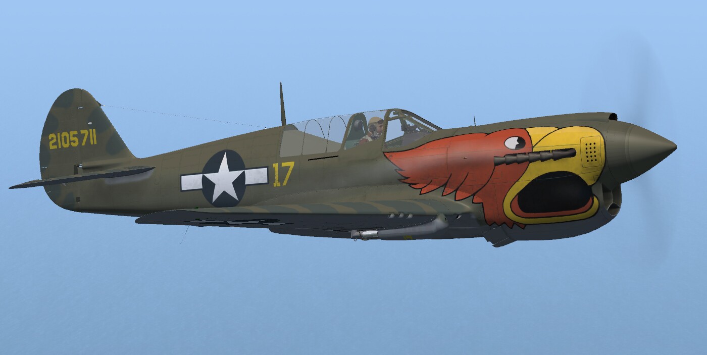 P-40N Warhawk / Kittyhawk IV — FSX archive screenshot 17 of 45