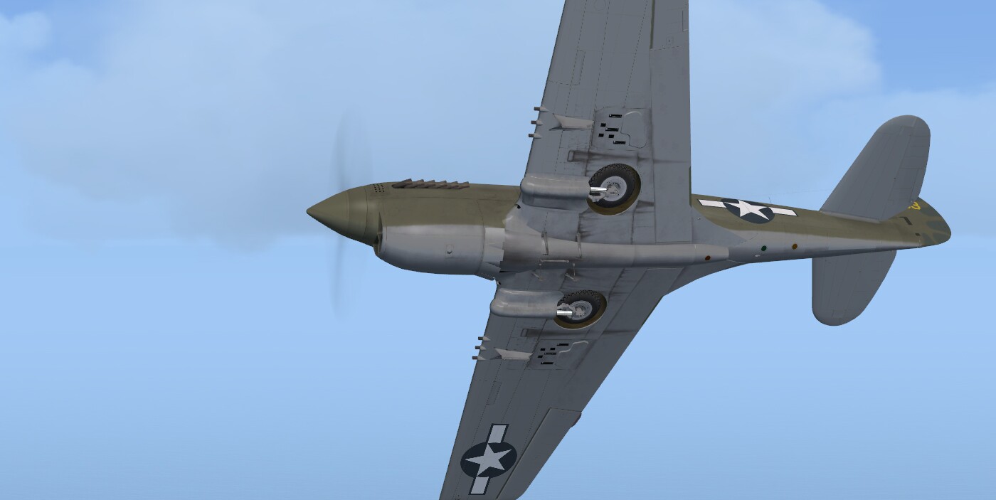 P-40N Warhawk / Kittyhawk IV — FSX archive screenshot 35 of 45