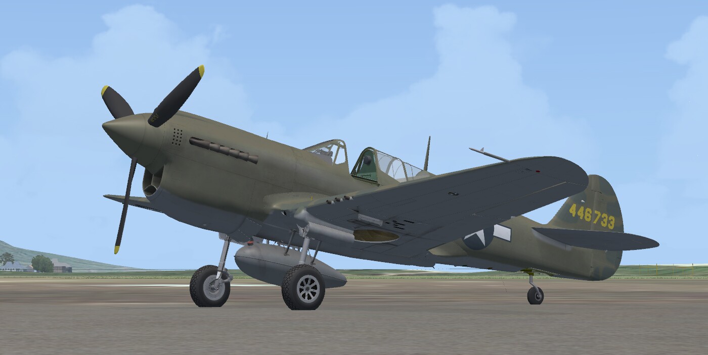 P-40N Warhawk / Kittyhawk IV — FSX archive screenshot 11 of 45