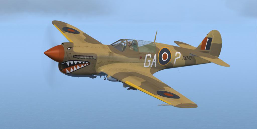 P-40N Warhawk / Kittyhawk IV — FSX archive screenshot 19 of 45