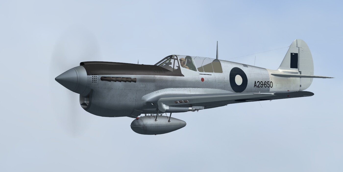 P-40N Warhawk / Kittyhawk IV — FSX archive screenshot 8 of 45