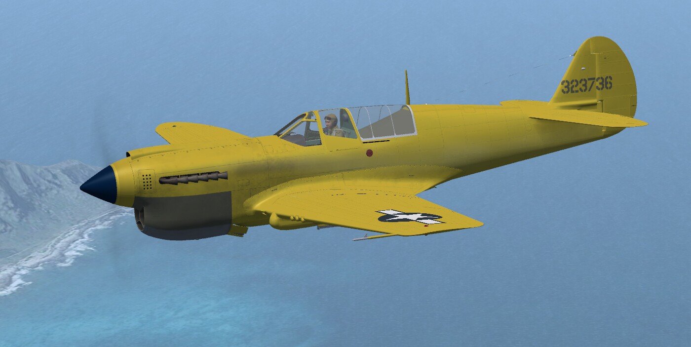 P-40N Warhawk / Kittyhawk IV — FSX archive screenshot 18 of 45