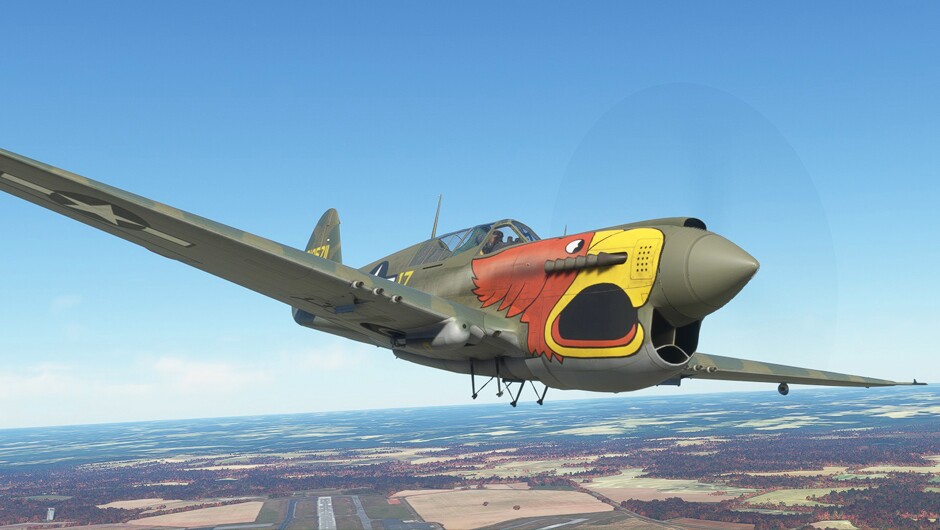 P-40N Warhawk / Kittyhawk IV — MSFS screenshot 10 of 14