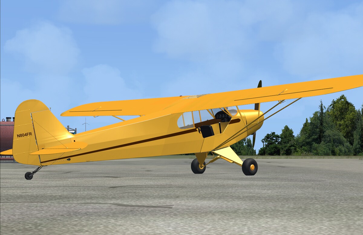 PA-11 Cub Special — FSX archive screenshot 17 of 17