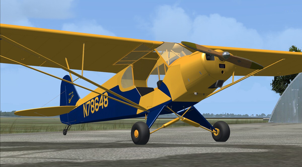PA-11 Cub Special — FSX archive screenshot 3 of 17