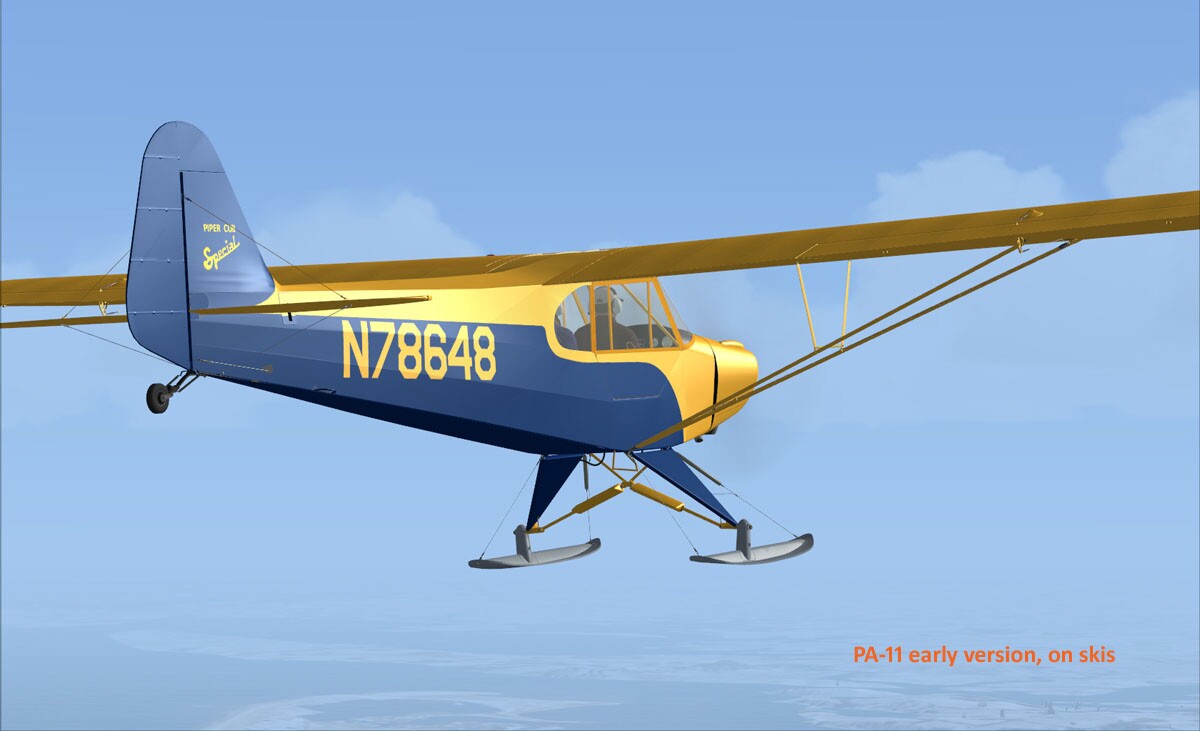 PA-11 Cub Special — FSX archive screenshot 13 of 17