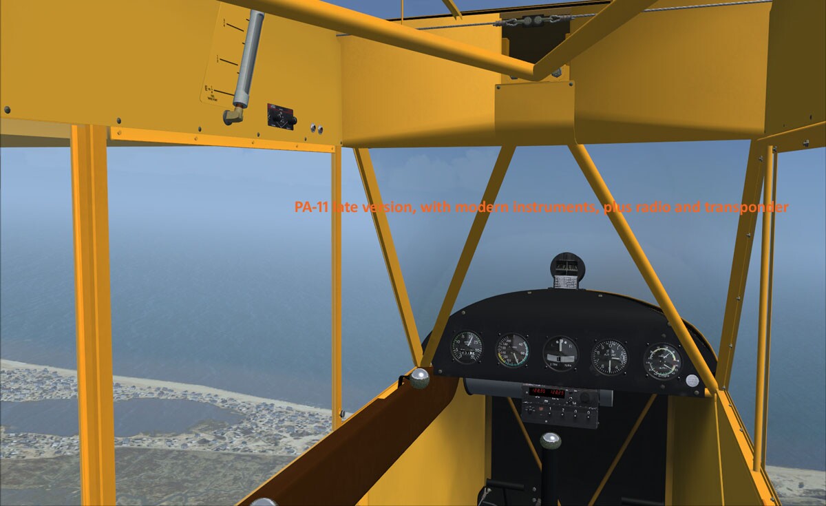 PA-11 Cub Special — FSX archive screenshot 15 of 17